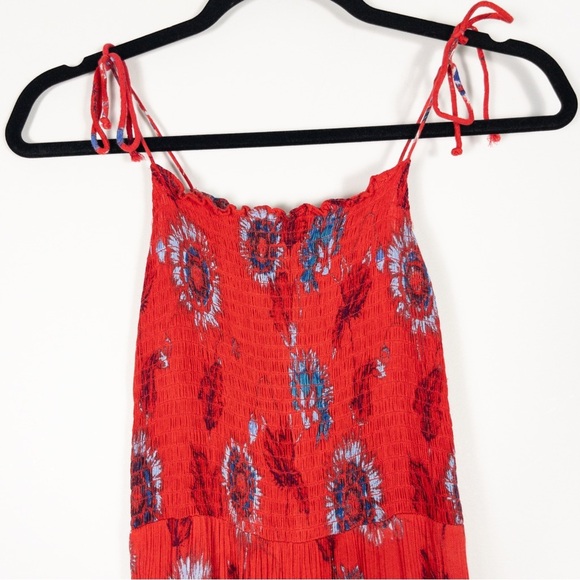 Intimately Free People Red Floral Garden Party Maxi Dress - Picture 8 of 11